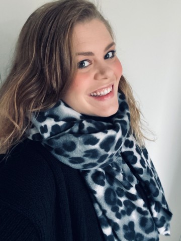 Sjaal Leopard [ Grijs ]