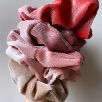Scrunchies Velvet Pastel