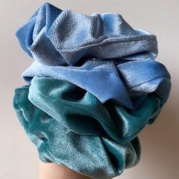 Scrunchies Velvet Pastel