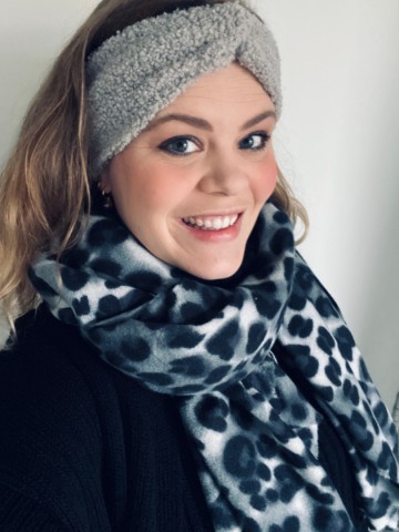 Sjaal Leopard [ Grijs ]