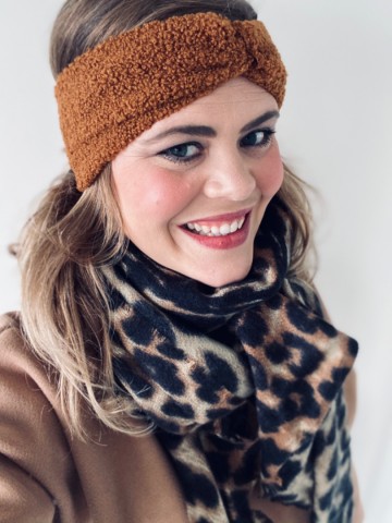 Sjaal Soft Leopard