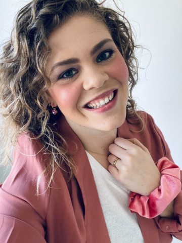 Oorbellen Fuchsia Roze [ Zilver ]