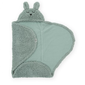 Jollein Wikkeldeken Bunny [ Ash Green ]