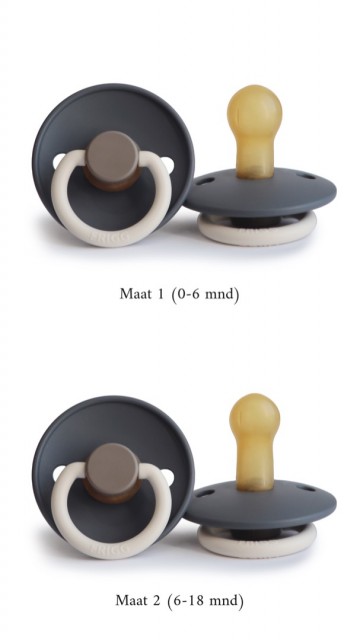 Frigg Fopspeen Color [ Deep Sea ] Natuurlijk Rubber