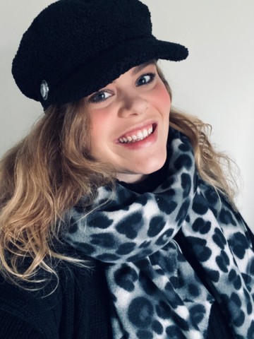 Sjaal Leopard [ Grijs ]