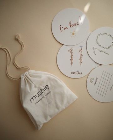 Mushie Milestone Cards