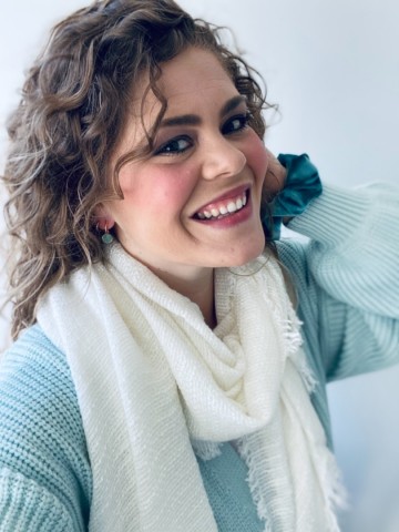 Sjaal Fine Knit [ Wit ]