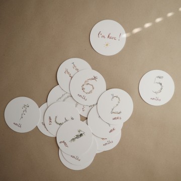 Mushie Milestone Cards