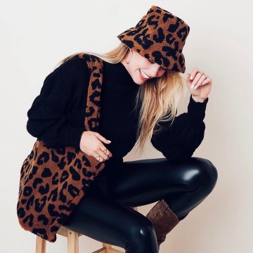 Teddy Leopard Tas [ Bruin ]
