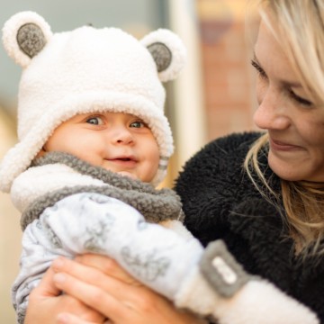 Lodger Babysjaal Teddy Off-white