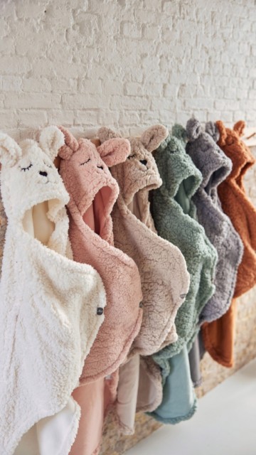 Jollein Wikkeldeken Bunny [ Ash Green ]