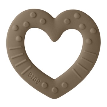 Bibs bijtring hart  dark oak  7