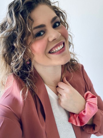 Oorbellen Fuchsia Roze [ Zilver ]