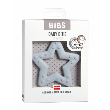 BIBS Bijtring Ster [ Baby Blue ]