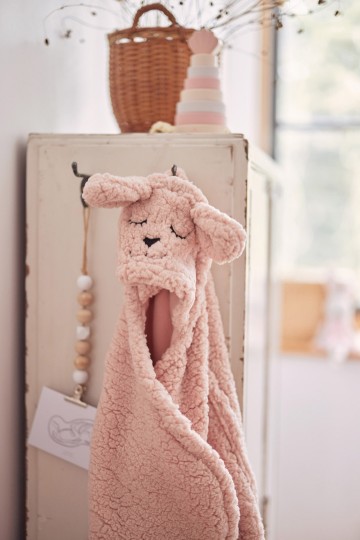 Jollein Wikkeldeken Bunny [ Pale Pink ]