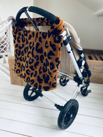 Teddy Leopard Tas [ Bruin ]