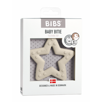 BIBS Bijtring Ster [ Ivory ]