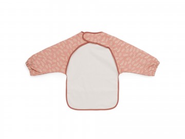 Jollein Slab waterproof met mouw [ Meadow Rosewood ]