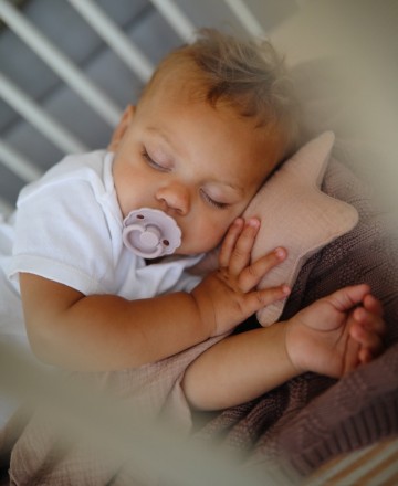 Frigg fopspeen daisy bloom  soft lilac  natuurlijk rubber 7