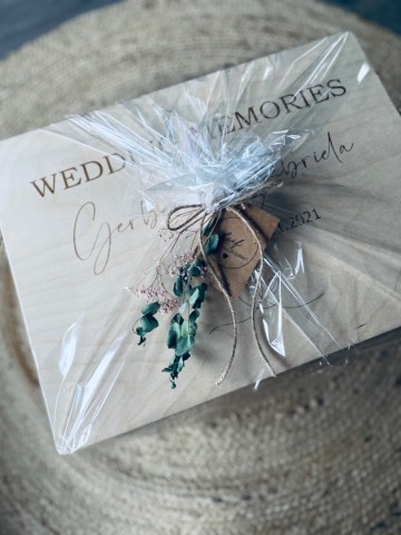 Gepersonaliseerde memory box  wedding  13