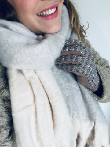 Handschoenen  grijs  beige  2   kopie