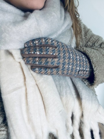 Handschoenen  grijs  beige  3   kopie