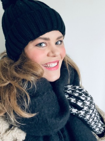 Handschoenen  zwart  wit  4