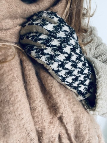 Handschoenen  zwart  wit  5