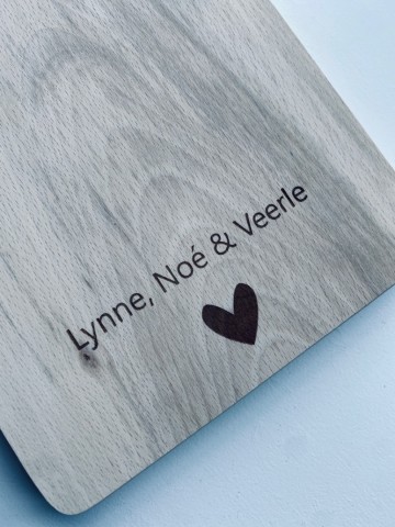 Houten snij borrelplank  liefste opa  oma  3