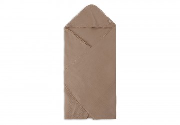 Jollein badcape embroidery  biscuit  3