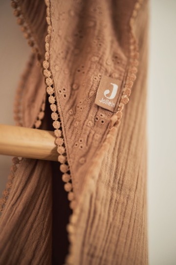 Jollein badcape embroidery  biscuit  5