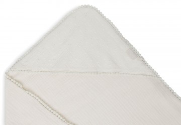 Jollein badcape embroidery  ivory  2