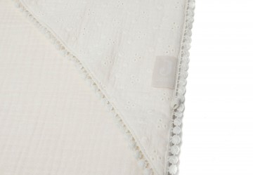 Jollein badcape embroidery  ivory  3