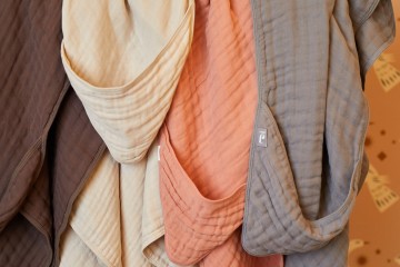 Jollein badcape wrinkled  chestnut  6