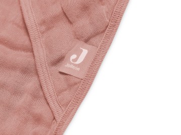 Jollein badcape wrinkled  rosewood  4