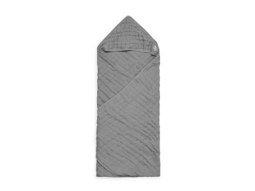 Jollein badcape wrinkled  storm grey  2