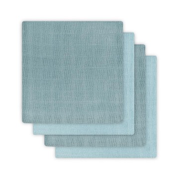 Jollein hydrofiel doeken duo stone green 4 pack