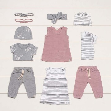 Jollein jurkje black stripes 4