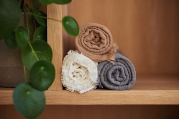 Jollein ledikantdeken muslin fringe 4 0