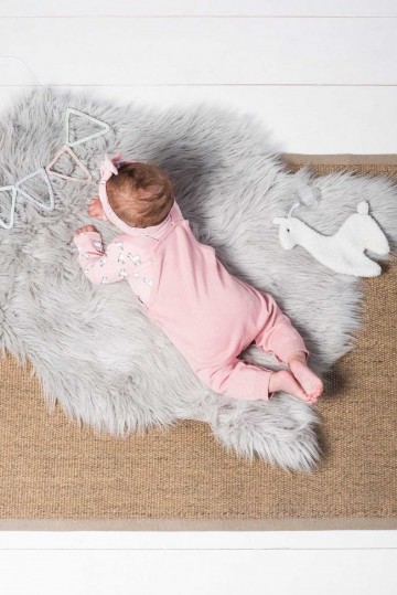 Jollein pretty knit salopette blush pink 4 0