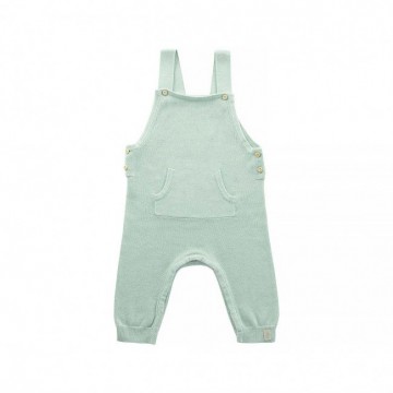 Jollein pretty knit salopette stone green