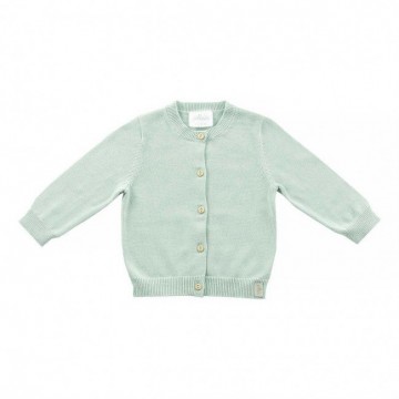 Jollein pretty knit vest stone green
