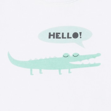 Jollein shirt happy croco1