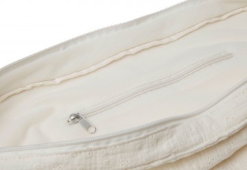 Jollein shopper embroidery  ivory  3