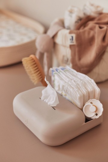 Jollein siliconen billendoekjes box  nougat  3 3