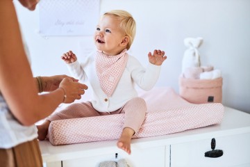 Jollein slab bandana  snake pale pink  2