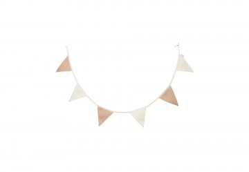 Jollein vlaggenlijn  biscuit  ivory  3