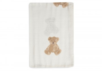 Jollein washandje hydrofiel  teddy bear