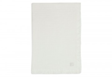 Jollein wiegdeken muslin fringe  ivory  5