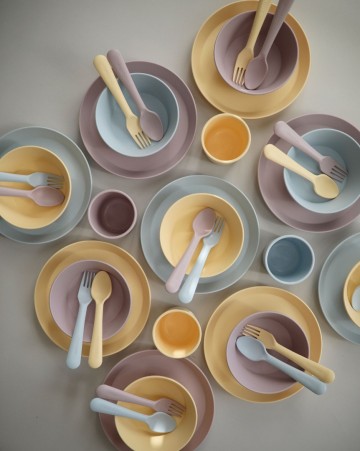 Mushie bekers  pale daffodil  2